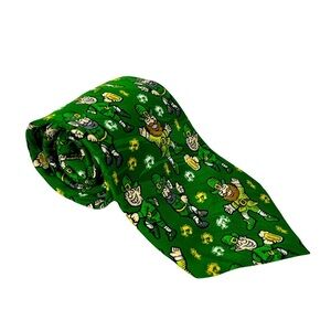 Keith Daniel’s Irish Leprechaun Necktie St. Patrick’s Day Polyester Mens Tie